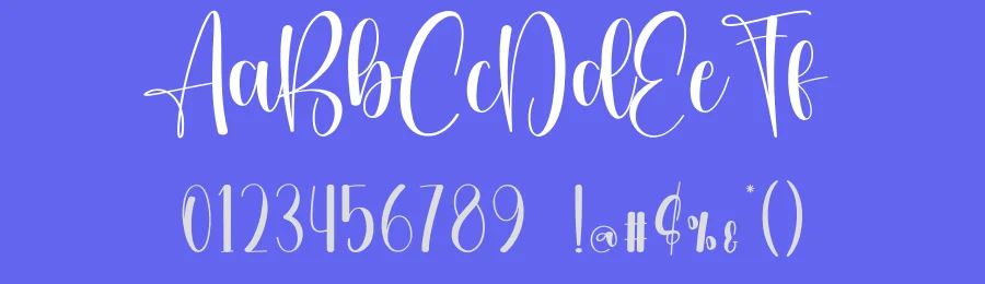 Butterfly Calligraphy Font by creativeletter — Script Handwritten Font — thumbnail 3