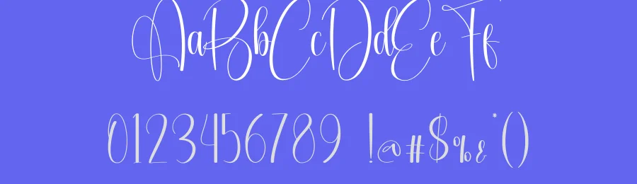 Butterfly Calligraphy Font by creativeletter — Script Handwritten Font — thumbnail 3