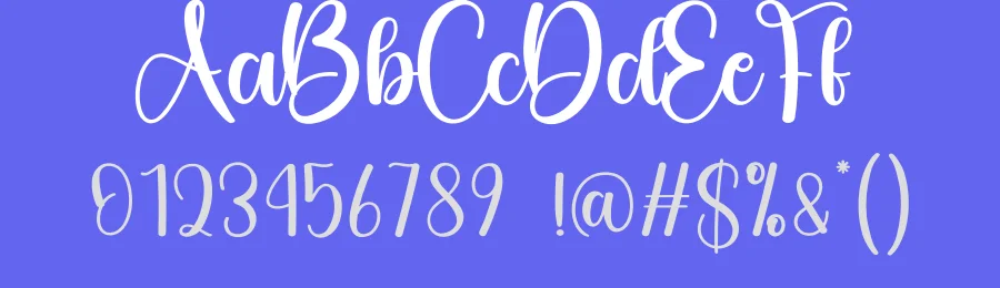 Butterfly Calligraphy Font by creativeletter — Script Handwritten Font — thumbnail 3
