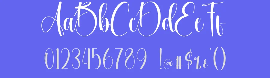 Butterfly Calligraphy Font by creativeletter — Script Handwritten Font — thumbnail 3
