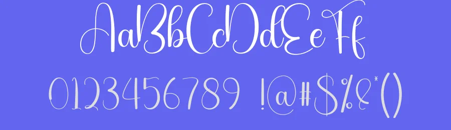 Butterfly Calligraphy Typeface by creativeletter — Script Handwritten Font — thumbnail 3