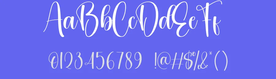 Butterfly Calligraphy Typeface by creativeletter — Script Handwritten Font — thumbnail 3