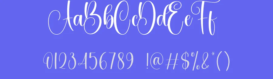 Butterfly Calligraphy Typeface by creativeletter — Script Handwritten Font — thumbnail 3