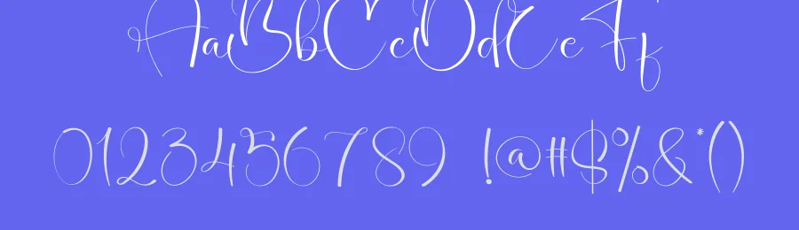 Butterfly Calligraphy Typeface by creativeletter — Script Handwritten Font — thumbnail 3