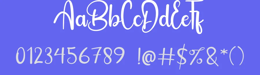 Butterfly Calligraphy Typeface by Adeindrawan — Script Handwritten Font — thumbnail 3