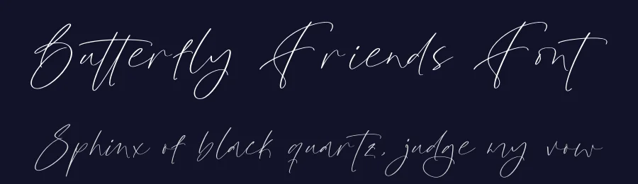 Butterfly Friends Font by Operatype.Co — Script Handwritten Font — thumbnail 2