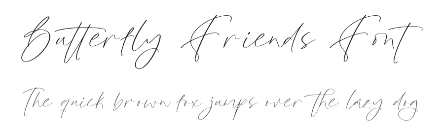 Butterfly Friends Font by Operatype.Co — Script Handwritten Font
