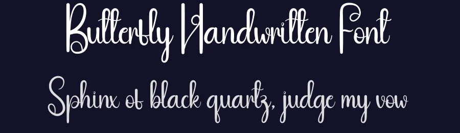 Butterfly Handwritten Font by andikastudio — Script Handwritten Font — thumbnail 2
