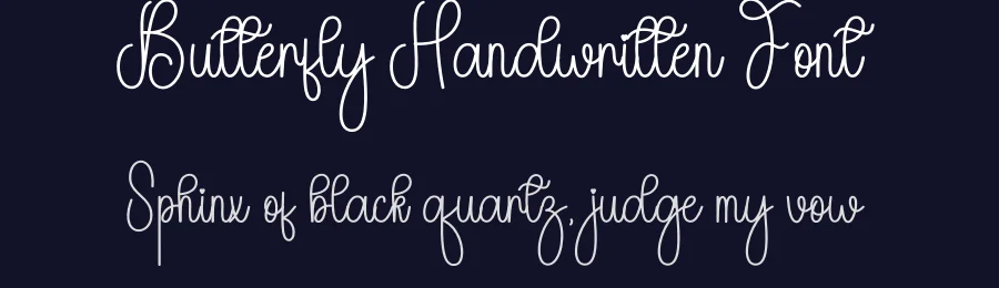 Butterfly Handwritten Font by andikastudio — Script Handwritten Font — thumbnail 2