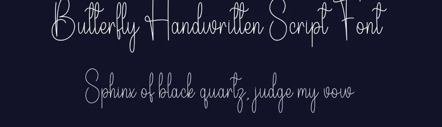 Butterfly Handwritten Script Font by andikastudio — Script Handwritten Font — thumbnail 2