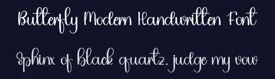 Butterfly Modern Handwritten Font by inermediaSTUDIO — Script Handwritten Font — thumbnail 2