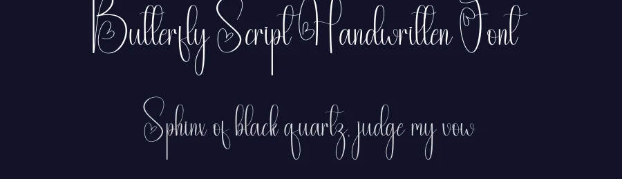 Butterfly Script Handwritten Font by andikastudio — Script Handwritten Font — thumbnail 2