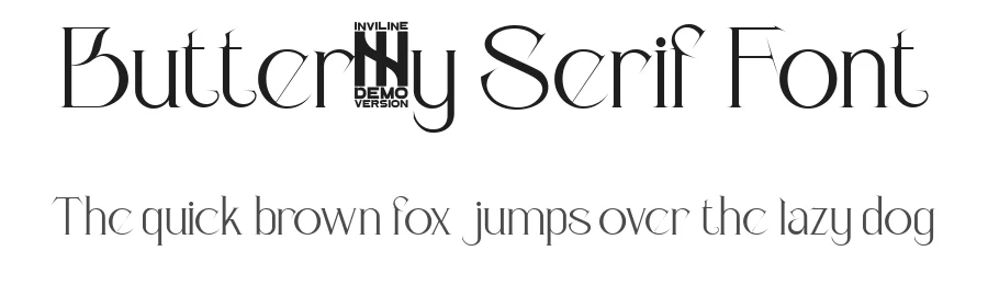 Butterfly Serif Font by Inviline.co β Serif Font