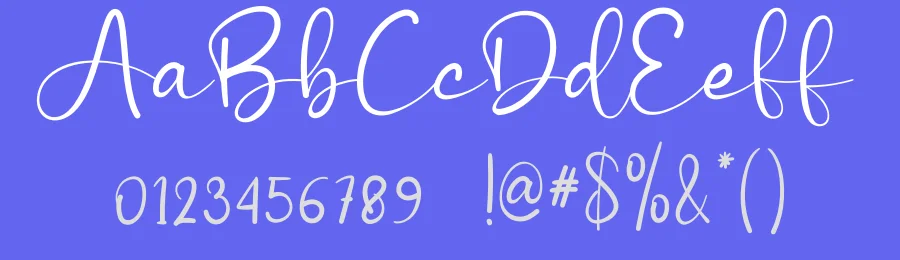 Butterfly Valentine Calligraphy Font by creativeletter — Script Handwritten Font — thumbnail 3