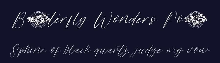 Butterfly Wonders Font by letterenastudios — Script Handwritten Font — thumbnail 2