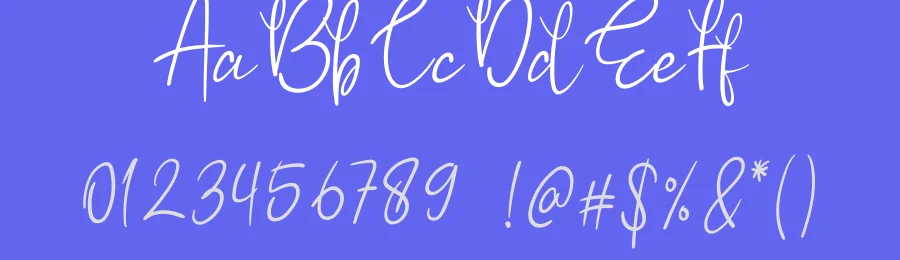Butterfly1 Script Font by creativeletter — Script Handwritten Font — thumbnail 3