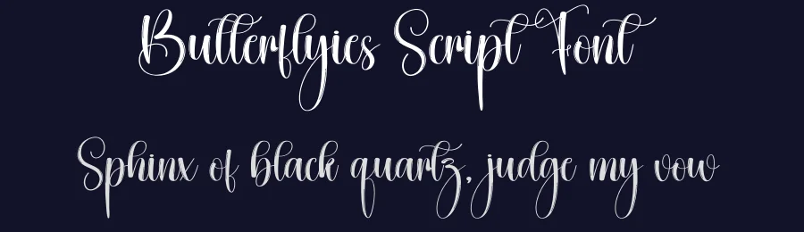 Butterflyies Script Font by creativeletter — Script Handwritten Font — thumbnail 2