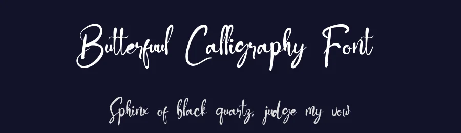 Butterfuul Calligraphy Font by kateengciu — Script Handwritten Font — thumbnail 2