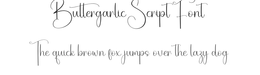 Buttergarlic Script Font by creativeletter — Script Handwritten Font