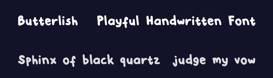 Butterlish – Playful Handwritten Font by fonthentic — Script Handwritten Font — thumbnail 2