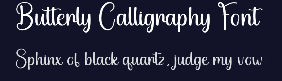 Butterly Calligraphy Font by creativeletter — Script Handwritten Font — thumbnail 2