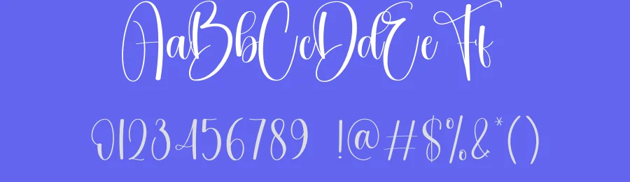 Butterly Calligraphy Font by creativeletter — Script Handwritten Font — thumbnail 3