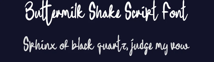 Buttermilk Shake Script Font by levincreative — Script Handwritten Font — thumbnail 2