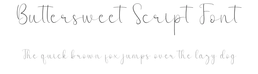 Buttersweet Script Font by andikastudio — Script Handwritten Font