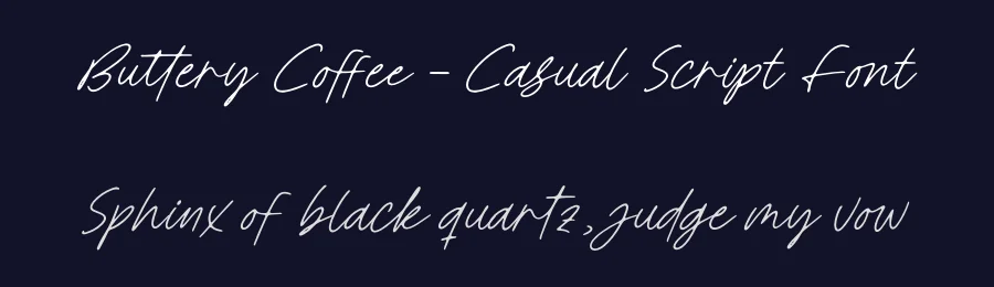 Buttery Coffee – Casual Script Font by letterenastudios — Script Handwritten Font — thumbnail 2