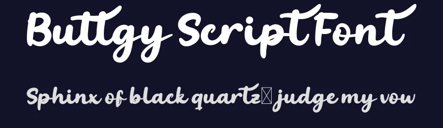 Buttgy Script Font by twinletter — Script Handwritten Font — thumbnail 2