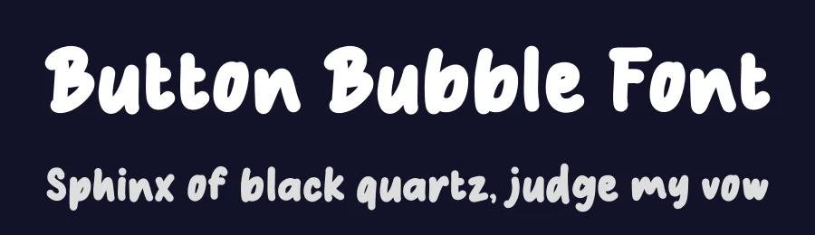 Button Bubble Font by Studio Hello Good — Display Font — thumbnail 2
