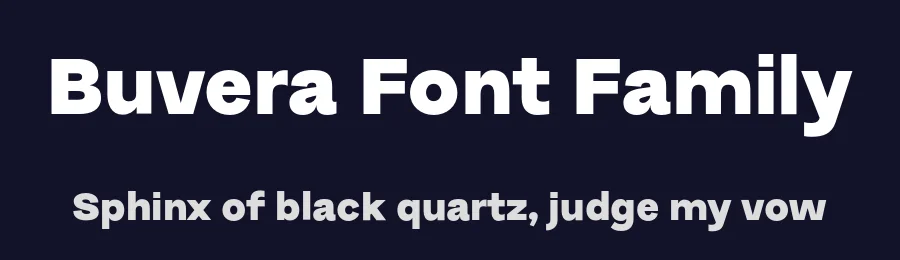 Buvera Font Family by YUKITA CREATIVE — Sans Serif Font — thumbnail 2