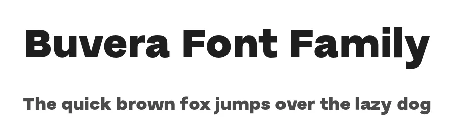 Buvera Font Family by YUKITA CREATIVE — Sans Serif Font