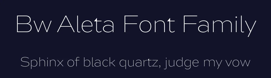 Bw Aleta Font Family by Alberto Romanos — Decorative Font — thumbnail 2