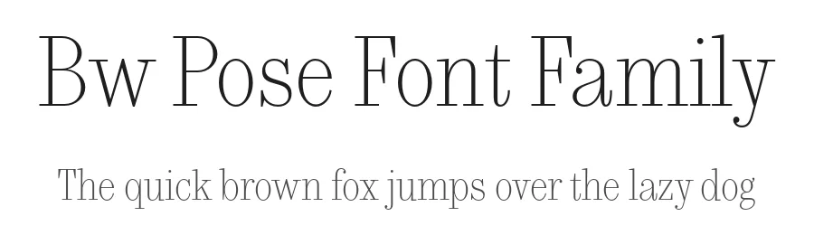 Bw Pose Font Family by Alberto Romanos — Decorative Font