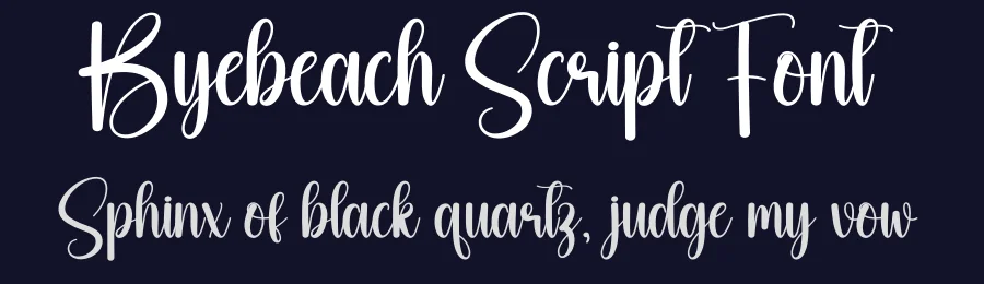 Byebeach Script Font by creativeletter — Script Handwritten Font — thumbnail 2