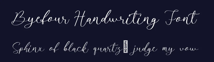 Byefour Handwriting Font by craftsupplyco — Script Handwritten Font — thumbnail 2