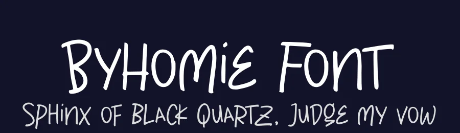 ByHomie Font by Denustudios — Decorative Font — thumbnail 2