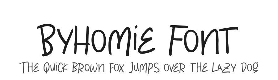 ByHomie Font by Denustudios — Decorative Font