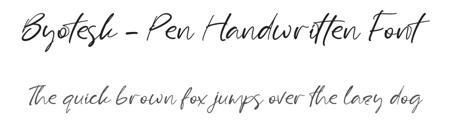 Byotesk – Pen Handwritten Font by stylishtype.co — Serif Font