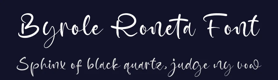 Byrole Roneta Font by stylishtype.co — Script Handwritten Font — thumbnail 2