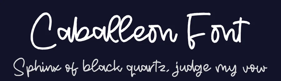 Caballeon Font by glorytype — Script Handwritten Font — thumbnail 2