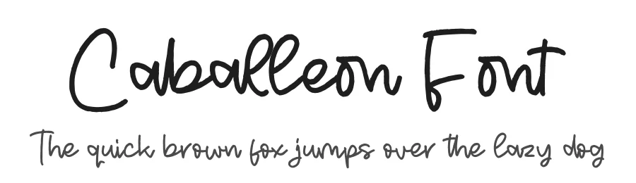 Caballeon Font by glorytype — Script Handwritten Font