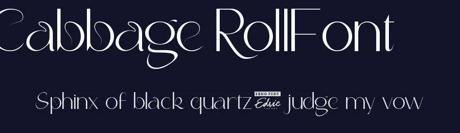 Cabbage Roll Font by edricstudio — Display Font — thumbnail 2