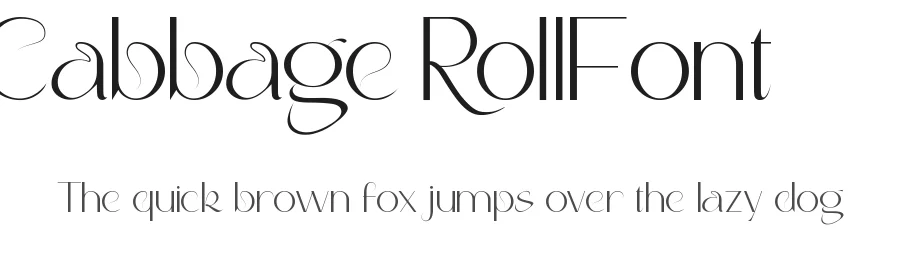 Cabbage Roll Font by edricstudio — Display Font