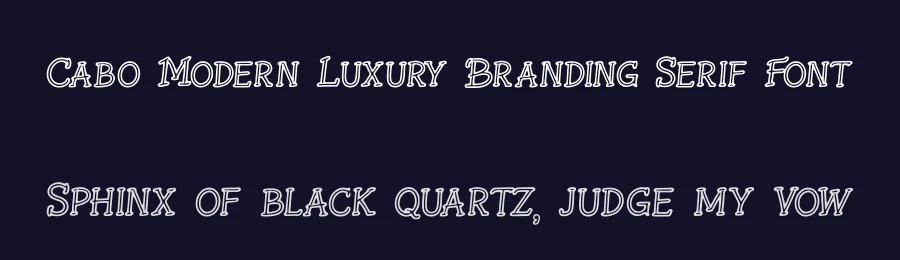 Cabo Modern Luxury Branding Serif Font by AstutiStudio — Serif Font — thumbnail 2