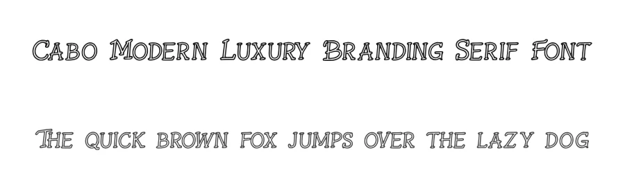 Cabo Modern Luxury Branding Serif Font by AstutiStudio — Serif Font