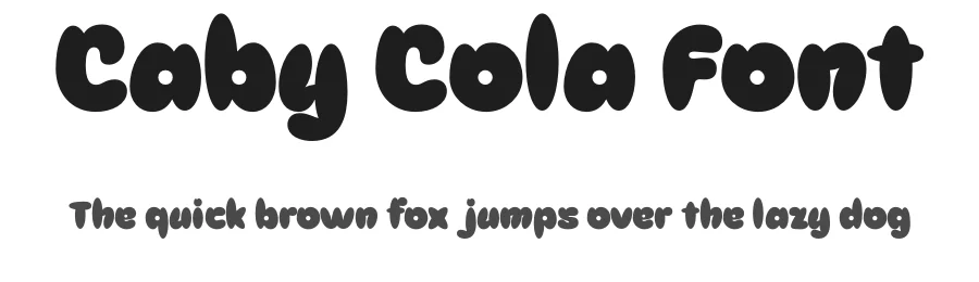 Caby Cola Font by Authentype — Display Font