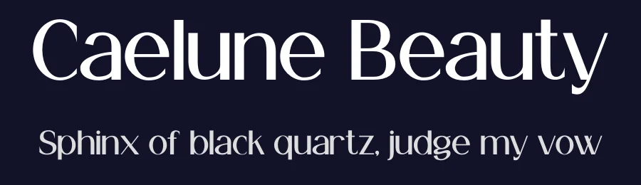 Caelune Beauty by Funtype — Serif Font — thumbnail 2