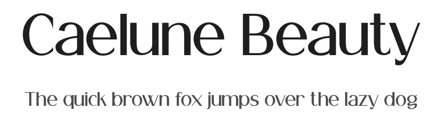 Caelune Beauty by Funtype — Serif Font
